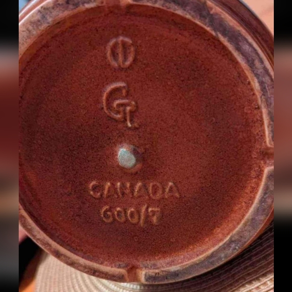 Vintage MCM Beauceware Quebec Pottery Teapot - Picture 4 of 4